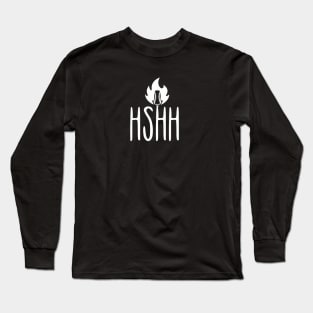 HSHH Alternate Logo - WHITE Long Sleeve T-Shirt